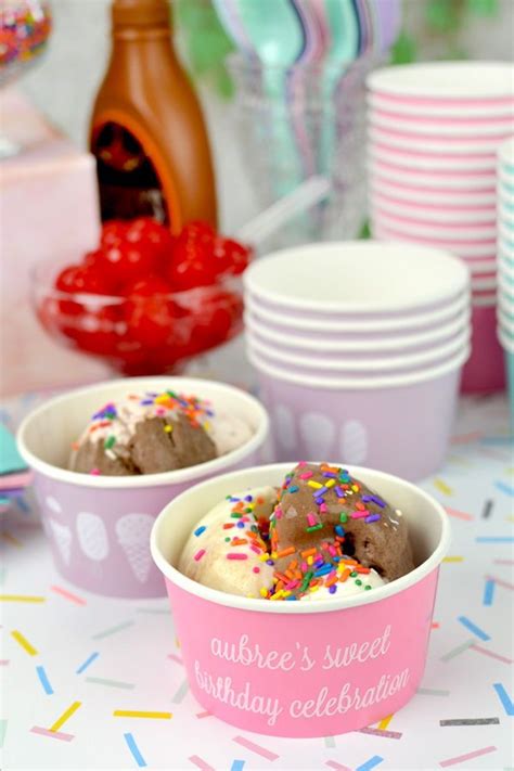 personalised ice cream cups